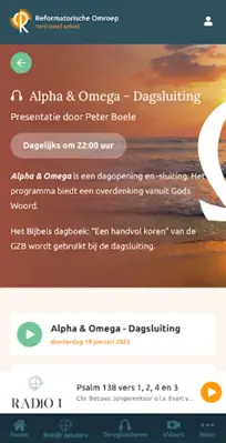 Reformatorische Omroep android App screenshot 1