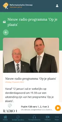 Reformatorische Omroep android App screenshot 2